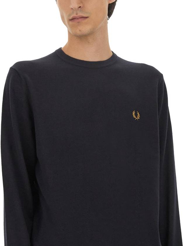 JERSEY WITH LOGO EMBROIDERY - FRED PERRY - BALAAN 3