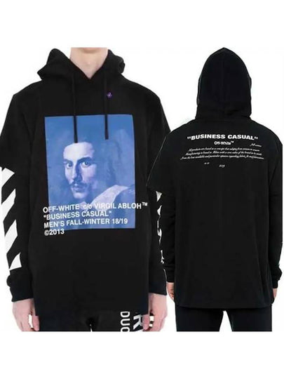 12Th Anniversary Bernini Short Sleeve Layered Hoodie Black - OFF WHITE - BALAAN 2