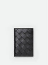 Intrecciato Flap Card Case Black - BOTTEGA VENETA - BALAAN 2