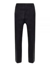 Cigarette Fit Straight Pants Black - AMI - BALAAN 2