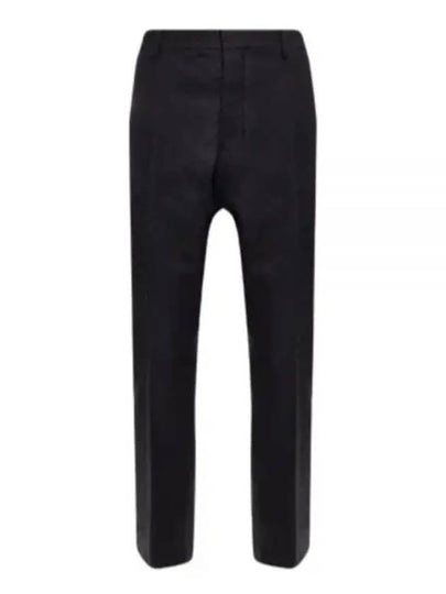 Cigarette Fit Straight Pants Black - AMI - BALAAN 2