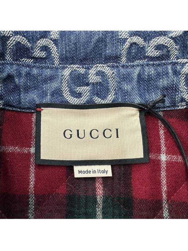 23SS GG jacquard denim jacket 713911 4632 - GUCCI - BALAAN 10