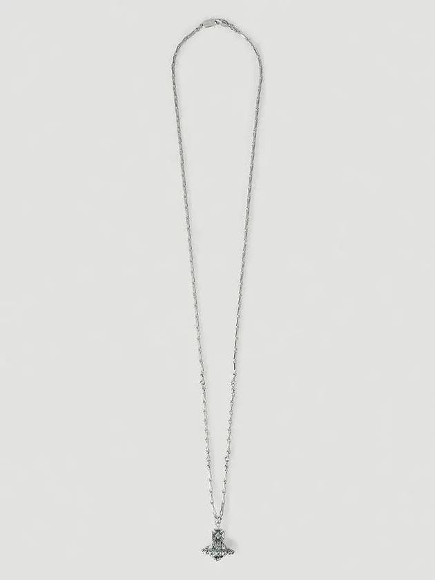 Glenda Pendant Logo Plas Fastening Necklace 6302039H 02Q115 SMQ115 - VIVIENNE WESTWOOD - BALAAN 2