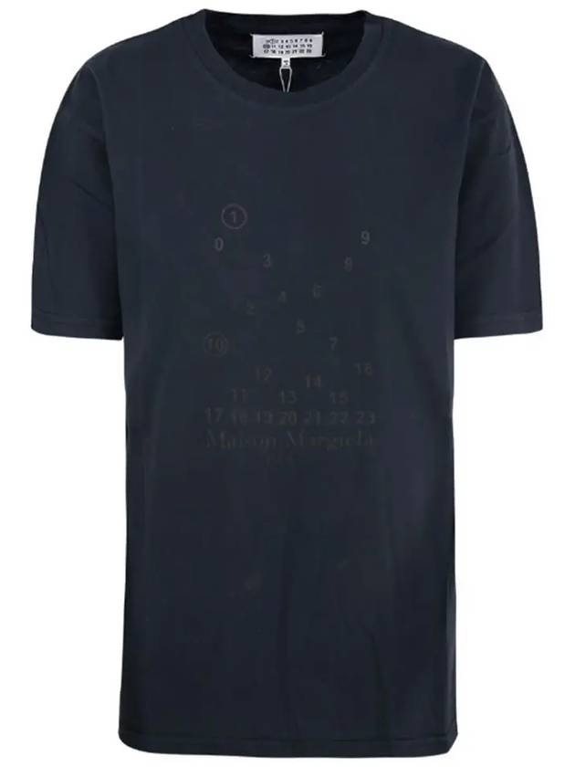 Numeric Logo Short Sleeve T-Shirt Black - MAISON MARGIELA - BALAAN 2