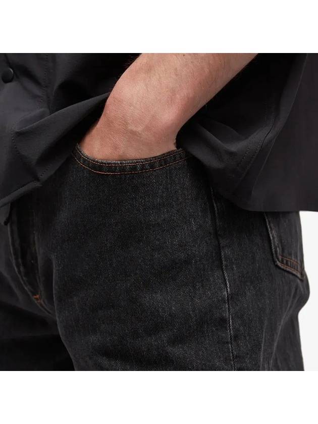 Martin Denim Straight Jeans Stone Washed Black - A.P.C. - BALAAN 5