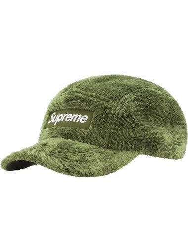 Swirl Fleece Camp Cap Olive - SUPREME - BALAAN 1