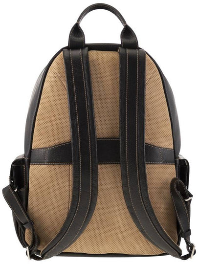 Calfskin backpack with grain - BRUNELLO CUCINELLI - BALAAN 2