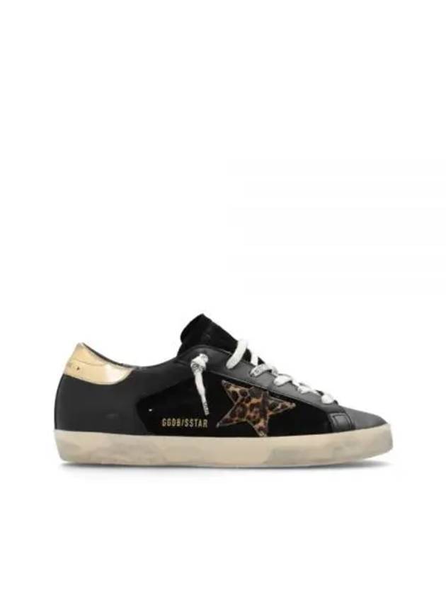 Superstar Leopard Star Low Top Sneakers Gold Black - GOLDEN GOOSE - BALAAN 2