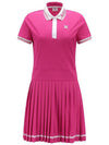 WOMEN PLEATED SKIRT PIQUE ONE PIECEHP - ANEWGOLF - BALAAN 1