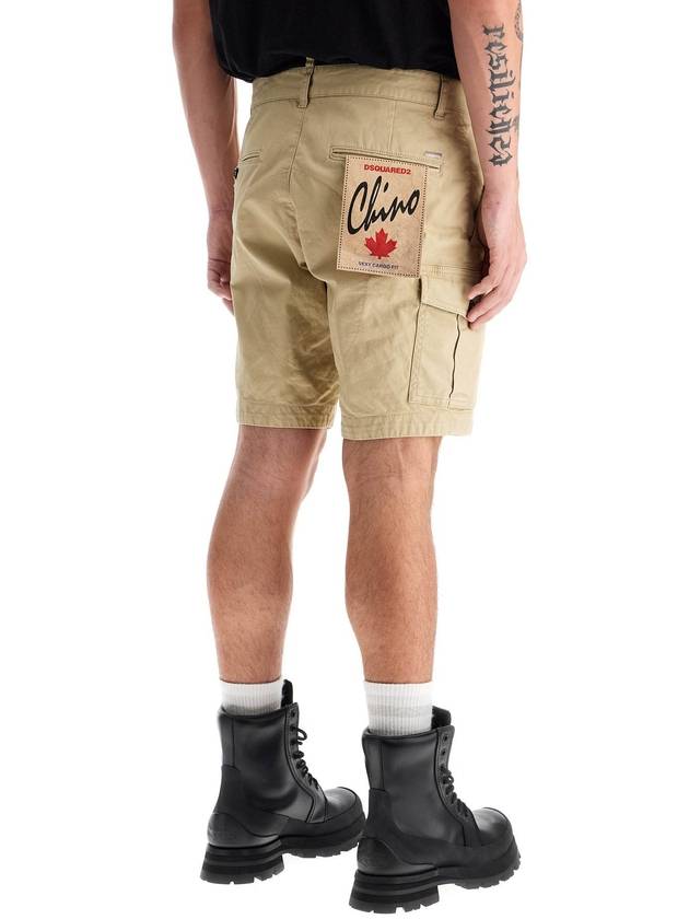 sexy cargo bermuda shorts for - DSQUARED2 - BALAAN 3