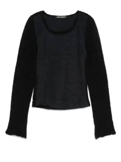 Inverse Round Neck Knit Top Black - OUR LEGACY - BALAAN 2