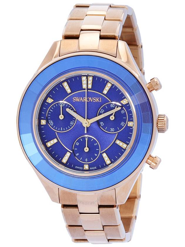 Swarovski Octea Lux Sport Chronograph Quartz Crystal Blue Dial Unisex Watch 5632481 - SWAROVSKI - BALAAN 1