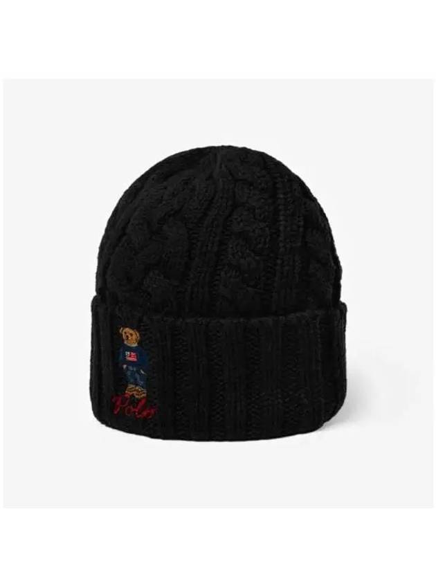 PC1035 001 bare cable knit beanie - POLO RALPH LAUREN - BALAAN 3