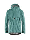 Men's Asynja Waterproof Hooded Zip-Up Jacket Brush Green - KLATTERMUSEN - BALAAN 2