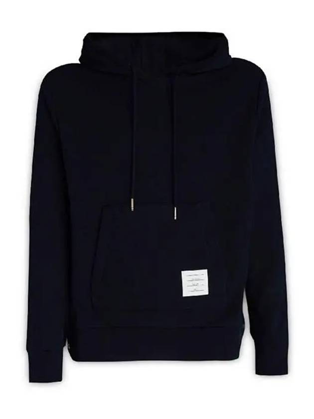 Men's Center Back Stripe Logo Patch Hoodie Navy - THOM BROWNE - BALAAN 2