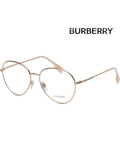 Eyewear Felicity Round Frame Eyeglasses Rose Gold - BURBERRY - BALAAN 2