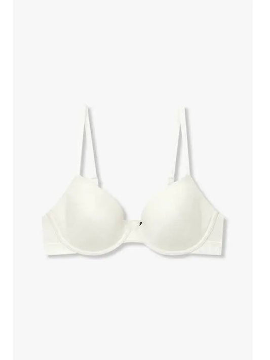 UNDERWEAR Women s Embroidered Logo Banding Contour Bra Cream - EMPORIO ARMANI - BALAAN 1