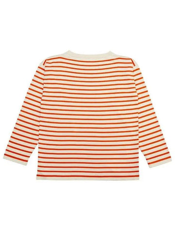 Boatman Striped T Shirt Orange BMN RCO - ANDERSEN-ANDERSEN - BALAAN 1