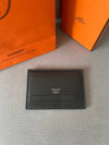 Citizen Twill Card Wallet Vert Bronze - HERMES - BALAAN 6