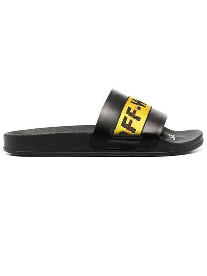 Industrial Logo Tape Slippers Black - OFF WHITE - BALAAN 2