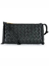 Intrecciato Nappa Leather Shoulder Bag Black - BOTTEGA VENETA - BALAAN 3