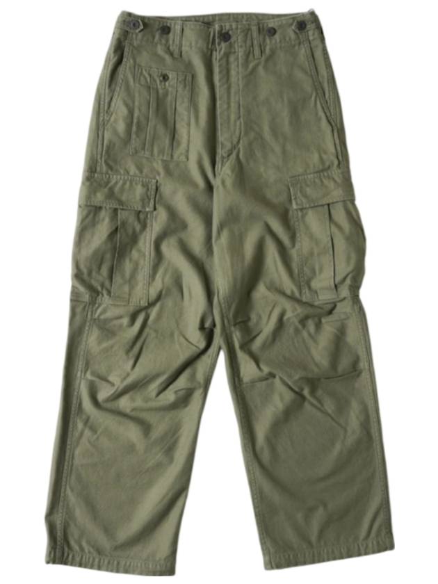 Army Cargo Straight Pants Green - NIGEL CABOURN - BALAAN 1