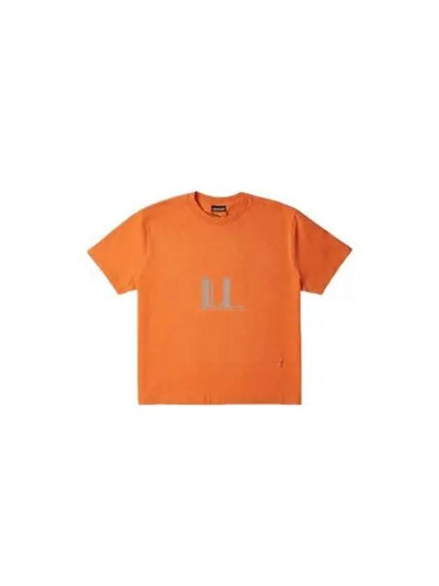 Women's Ava Mini Embroidered Logo Cotton Short Sleeve T-Shirt Orange - JACQUEMUS - BALAAN 2