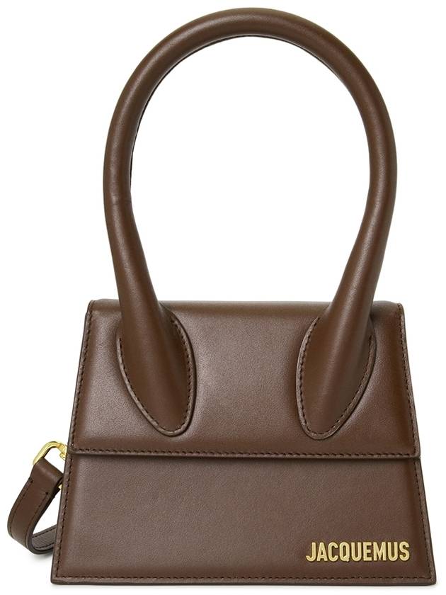 Le Chiquito Moyen Signature Mini Tote Bag Dark Brown - JACQUEMUS - BALAAN 2