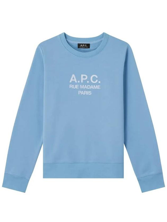 Women's Tina Sweatshirt Blue - A.P.C. - BALAAN.