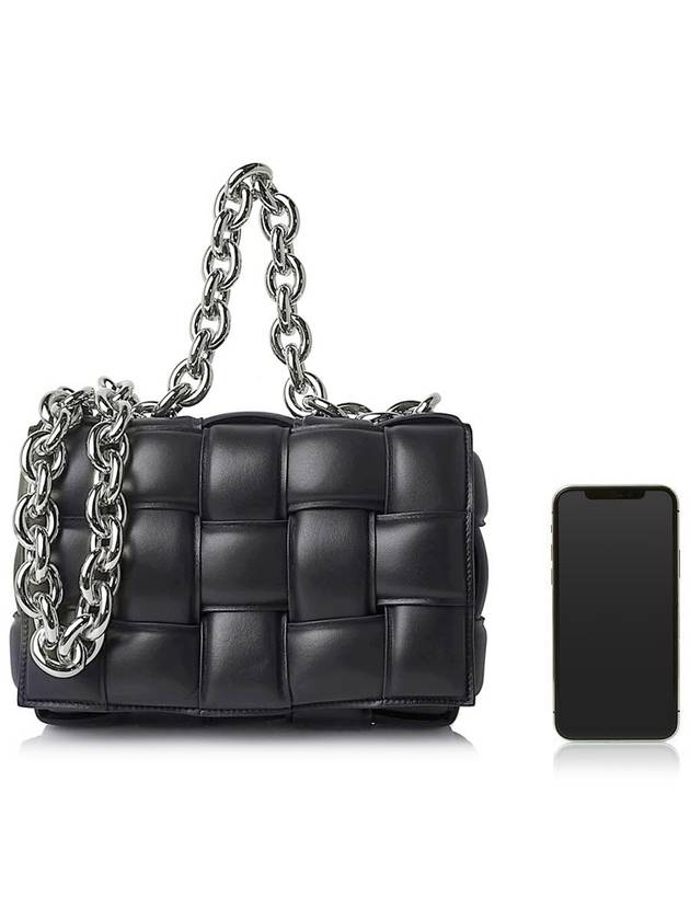 Cassette Lambskin Shoulder Bag Black - BOTTEGA VENETA - BALAAN 7