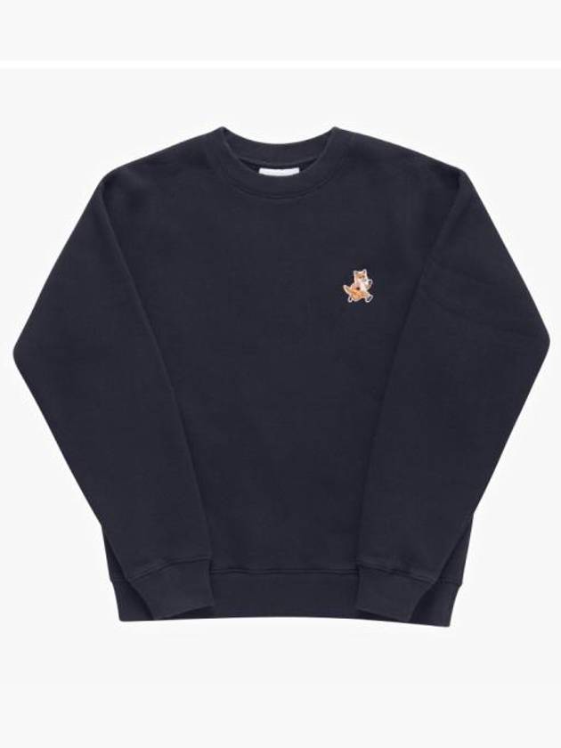 Speedy Fox Patch Comfort Sweatshirt Navy - MAISON KITSUNE - BALAAN 2