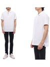 Eddie Cotton Polo Shirt White - BURBERRY - BALAAN 2