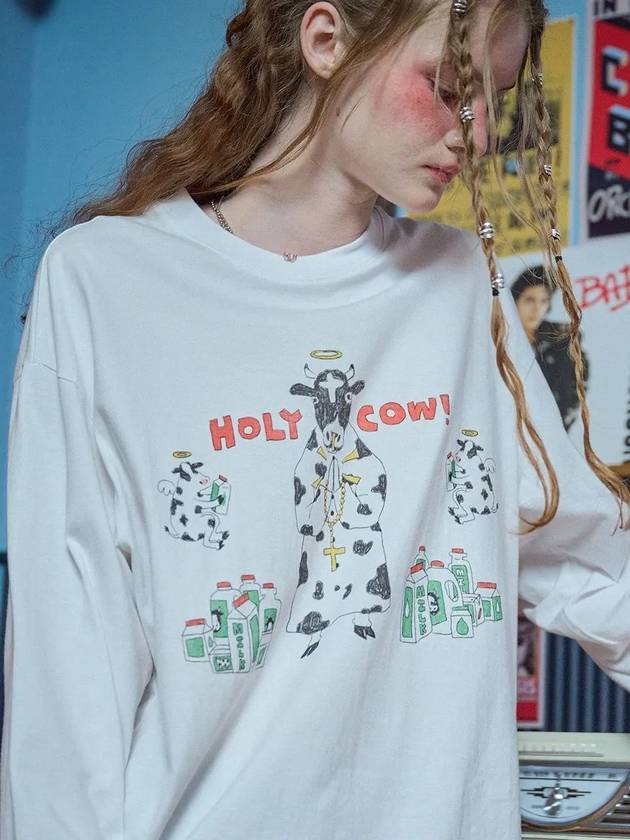 DTP Holy Cow Long Sleeve White - CPGN STUDIO - BALAAN 2