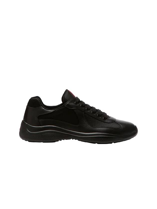 America's Cup Leather Low Top Sneakers Black - PRADA - BALAAN 2