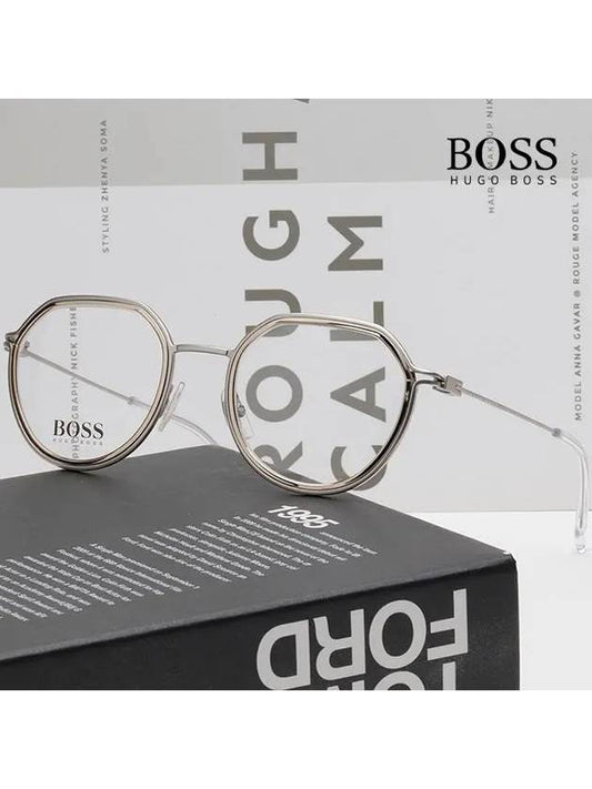 Hugo Boss Glasses Frame BOSS1194 TNG Silver Gold - HUGO BOSS - BALAAN 2