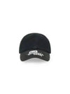 Hand Draw BB Icon Ball Cap Black - BALENCIAGA - BALAAN 2