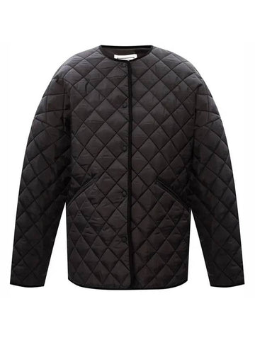 Quilted Jacket Black - TOTEME - BALAAN 1