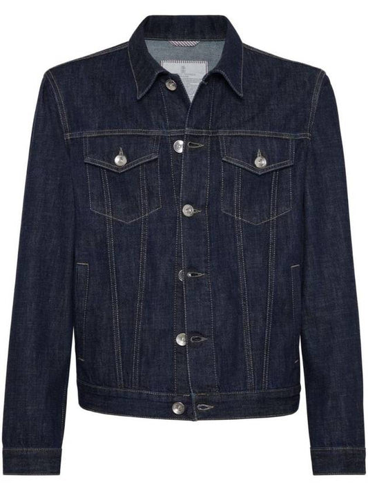 Classic Collar Denim Jacket M0Z376896C1478 - BRUNELLO CUCINELLI - BALAAN 1