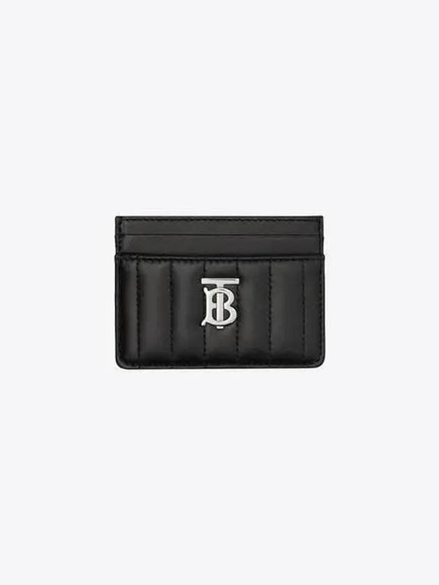 Lola Quilted Card Wallet Black - BURBERRY - BALAAN 2