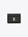 Lola Quilted Card Wallet Black - BURBERRY - BALAAN 5