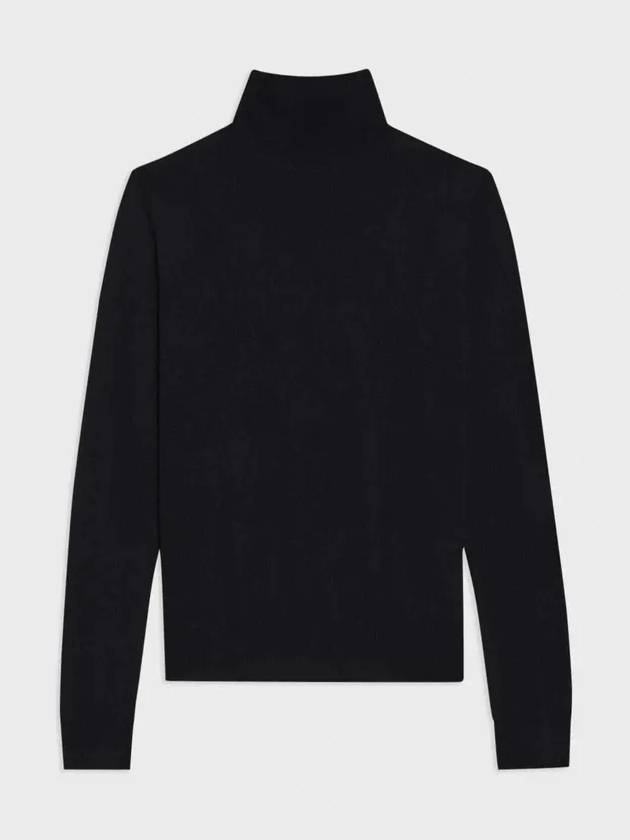 Women's Regal Wool Turtleneck Black - THEORY - BALAAN 2