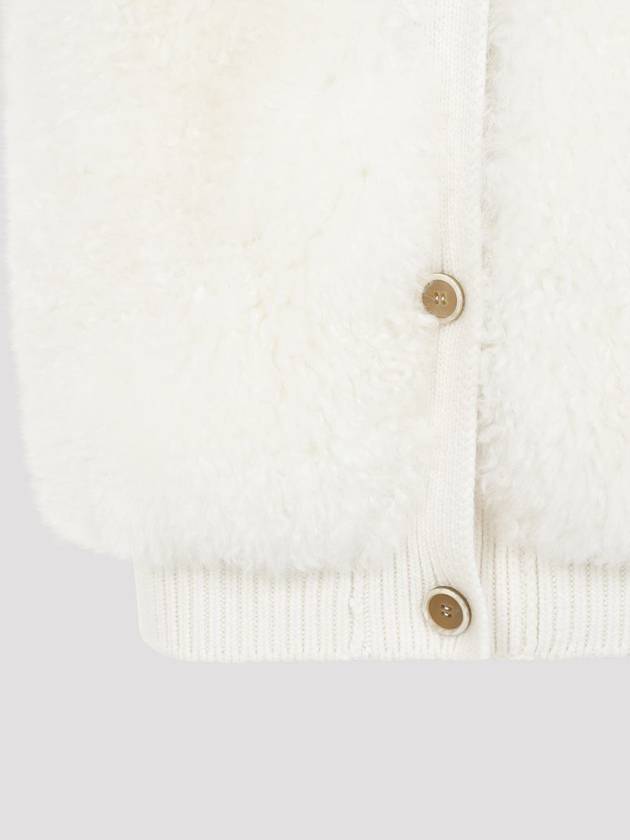 Cashmere Fur Vest Raffia - FABIANA FILIPPI - BALAAN 4