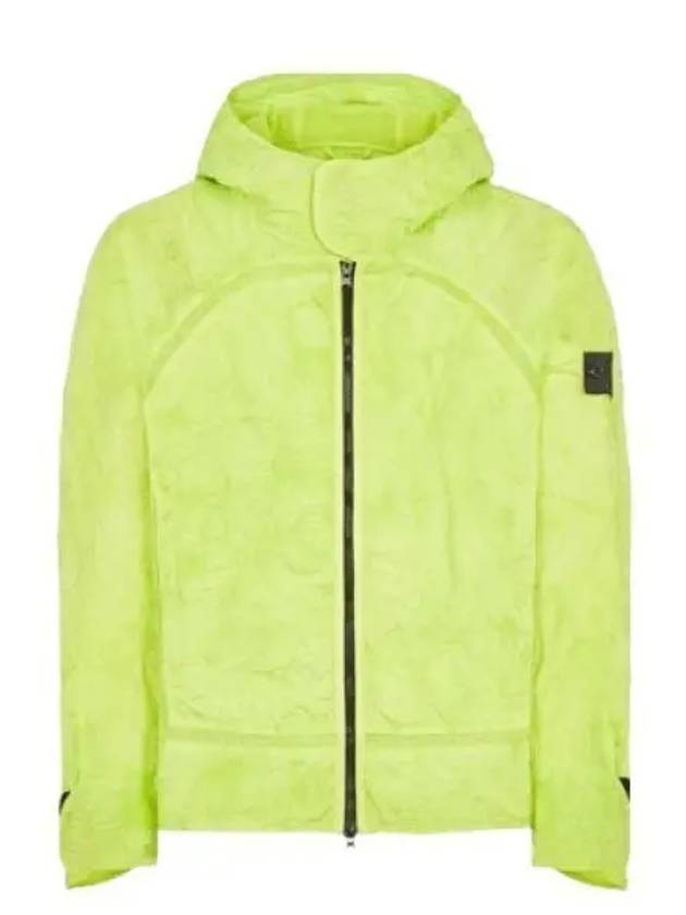 Men's Shadow Project Nylon Metal Waffle Print Hooded Jacket Green - STONE ISLAND - BALAAN 2