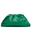 Nappa Pouch Dumpling Clutch Bag Green - BOTTEGA VENETA - BALAAN 2