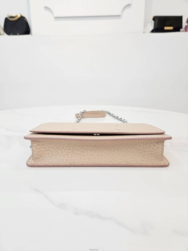 Maison Margiela Iconic Stitch WOC Wallet Chain Bag Pink S56U10147 - MAISON MARGIELA - BALAAN 5