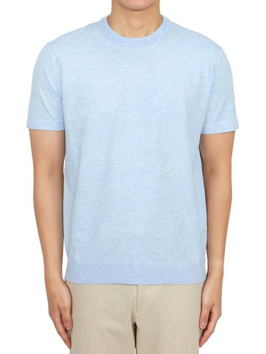 Saree Men s Short Sleeve T Shirt O0186710 1T8 - THEORY - BALAAN 1