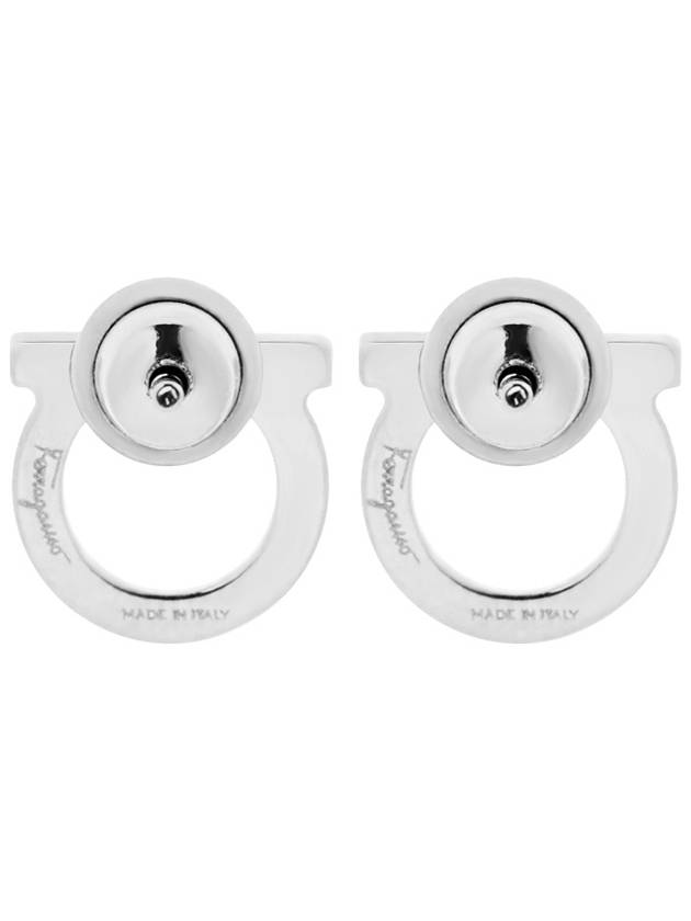 Gancini Earings Silver - SALVATORE FERRAGAMO - BALAAN 6