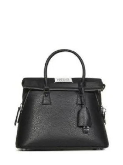 5AC Four Stitch Logo Classic Tote Bag Black - MAISON MARGIELA - BALAAN 2