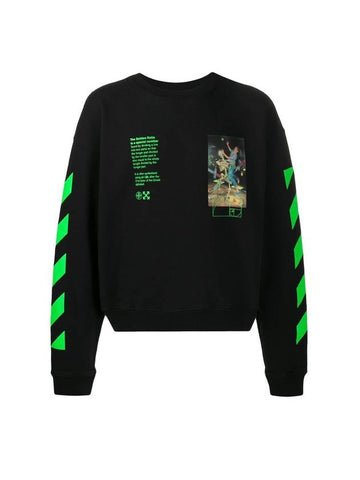 Men's Pascal Painting Sweatshirt Black - OFF WHITE - BALAAN 1