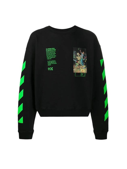 Pascal Painting Sweatshirt Black - OFF WHITE - BALAAN 1